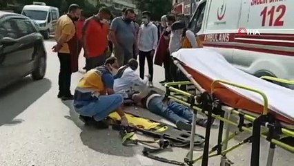 Doktordan yaralıya ilk müdahale