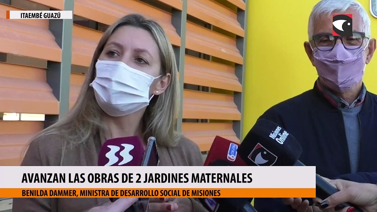 Avanzan las obras de 2 jardines maternales