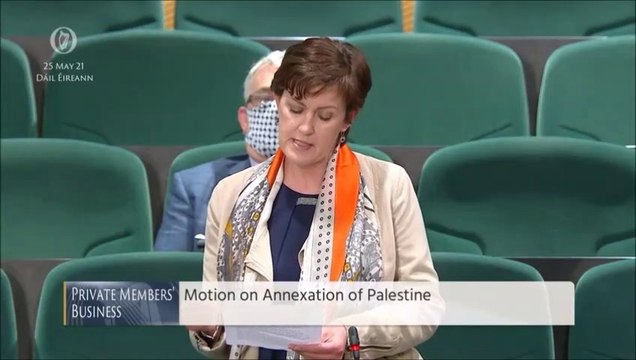 Sinn Féin T.D. Pauline Tully: Irish people attuned to Palestinian plight as a result of Bloody Sunday