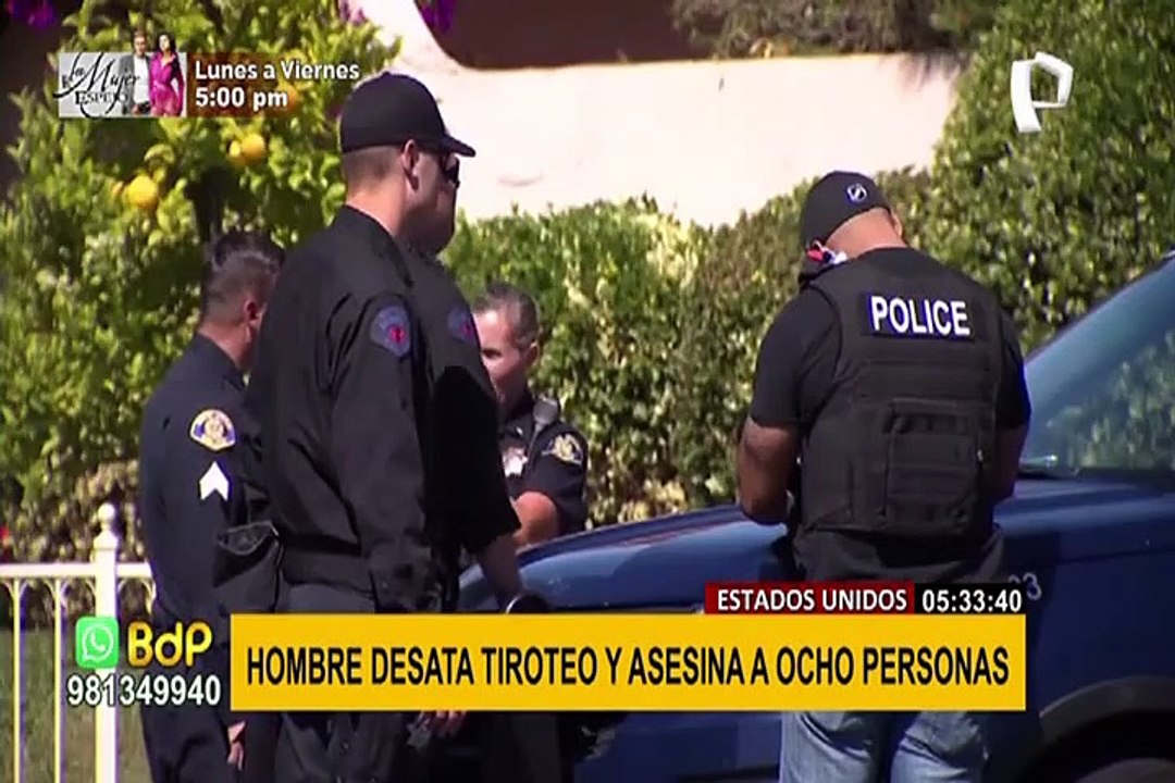 EEUU: se registra un nuevo tiroteo con “varios muertos” en California