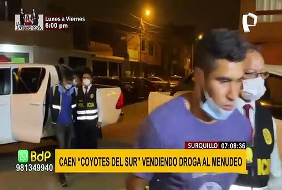 En Surquillo cae peligrosa banda criminal "Los coyotes del sur"