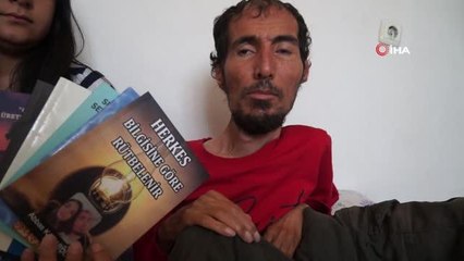 Bedensel engeli yazma aşkına engel olmadı, 14'üncü kitabını çıkardı