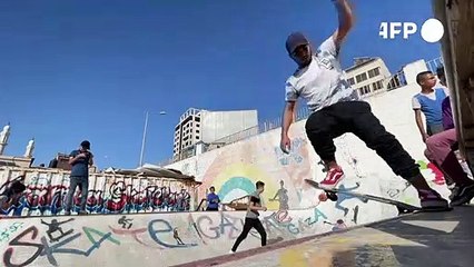 Gaza skateboarders back in their park as ceasefire holds