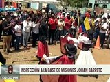 Vicepdta. Ejecutiva inspecciona Base de Misiones Johan Barreto en el edo. Aragua