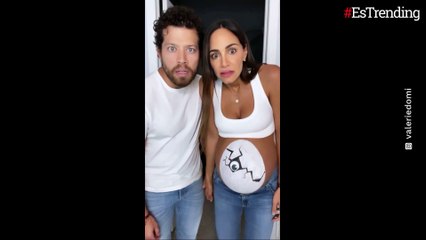 Con adorable video, Valerie Domínguez mostró por primera vez a su bebé y lució su figura tras dar a luz