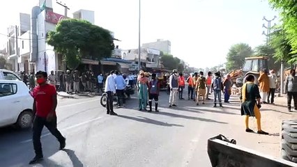 टाउन के रावतसर मार्ग, मुख्य बाजार व सब्जी मंडी में हटाए अतिक्रमण,