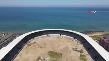 Son dakika... Sinop'un modern stadı yükseliyor