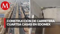 Miles de viviendas dañadas por ampliación de autopista en Tecamac