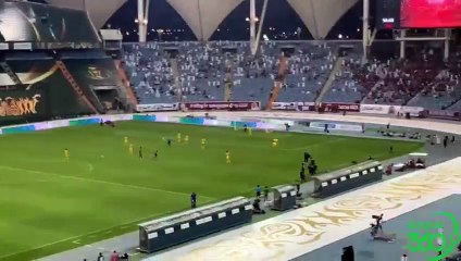 اللحظات الأخيرة قبل صافرة المباراة ️ نهائي أغلى الكؤوس @a alshniber