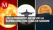 Así se vio el increíble eclipse de la Luna de Sangre y la Superluna de flores en México y el mundo