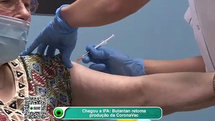 Chegou a IFA- Butantan retoma produção da CoronaVac