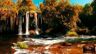 Relaxing Soothing Peaceful Sleep/Study/Meditate with Waterfall and Sad Piano Tune