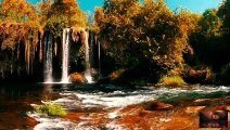 Relaxing Soothing Peaceful Sleep/Study/Meditate with Waterfall and Sad Piano Tune