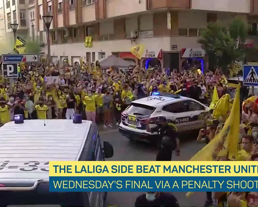 Thousands celebrate Villarreal's Europa League triumph