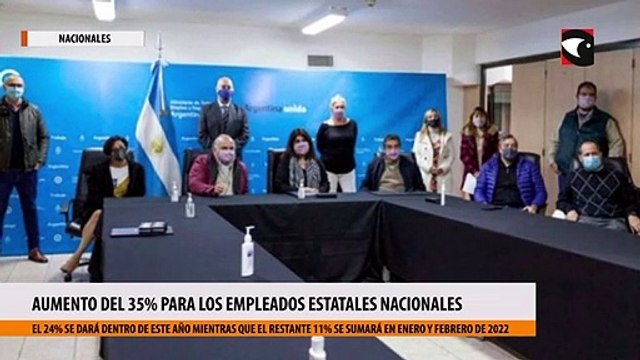 El Gobierno acordó un aumento del 35% en seis tramos para los empleados estatales nacionales
