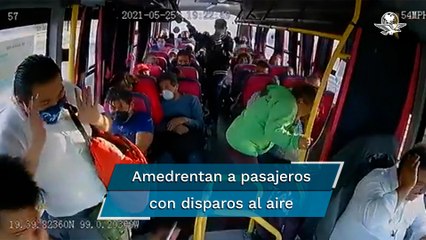 Otra vez asaltantes hacen de las suyas; roban a usuarios de autobús en Tecámac