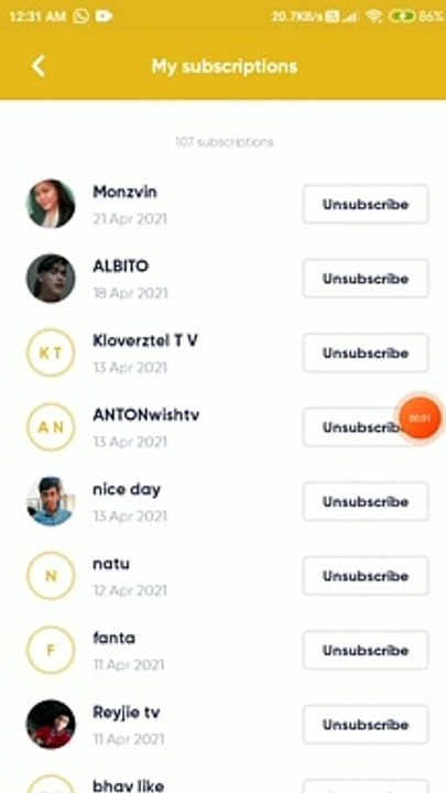 my dears I subscribed