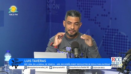 Luis Taveras – RD En la bienal de VENECIA – Arq  BIG diseña robot recolector de rocas para baterias
