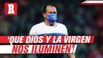 Juan Reynoso tras Final de ida: 'Que Dios y la Virgen nos iluminen el domingo'