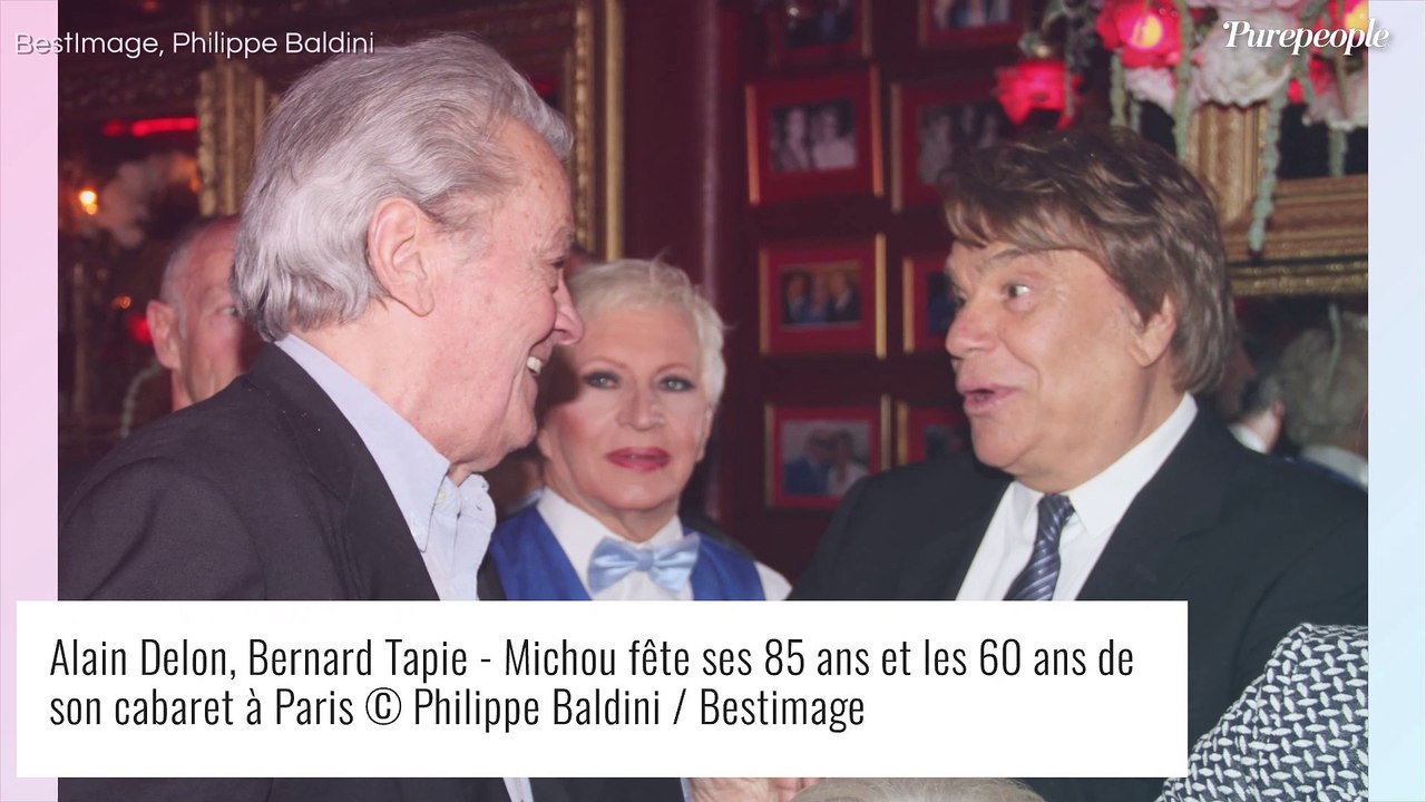 Bernard Tapie hospitalisé : son ami Alain Delon "pas du tout inquiet", encouragements touchants