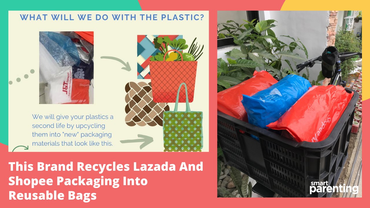 This Brand Recycles Lazada And Shopee Packaging Into Reusable Bags