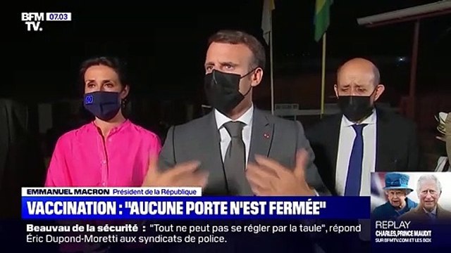 Vaccination obligatoire : Emmanuel Macron annonce qu' aucune porte n'est fermée . Celui-ci affirmait pourtant le contraire en novembre dernier