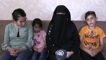 GAZZE - İsrail saldırılarında kızlarını teselli eden, sonraki bombardımanda hayatını kaybeden Mensi'nin eşi