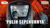 Selepas 4 hari tragedi, operasi tren LRT laluan Kelana Jaya pulih
