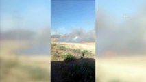 GAZİANTEP - 40 dönüm buğday ekili tarla yandı