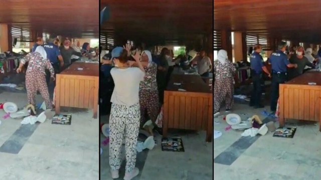 Antik kentte kadınlar birbirine girdi, kavga karakolda bitti