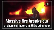 Massive fire breaks out at chemical factory in J&K’s Udhampur