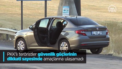 PKK'lıların kullandığı araçtaki bomba düzeneği son anda imha edildi!