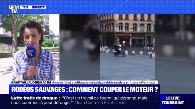 Pour Najat Vallaud-Belkacem, les rodéos urbains sont absolument insupportables