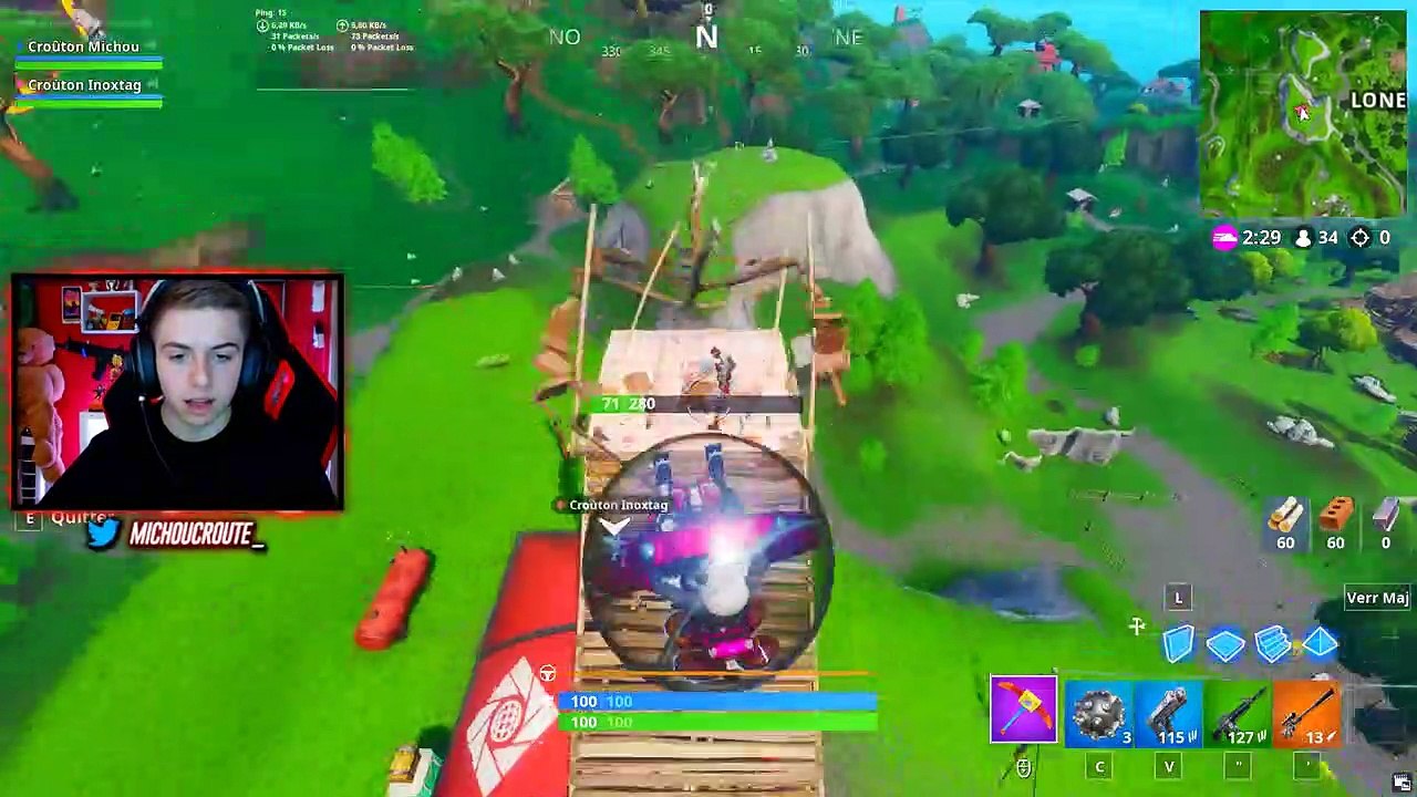 Je Fais Top 1 En Mode No Build Challenge Sur Fortnite Battle Royale !!! (Ft. Inoxtag)