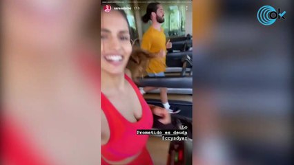 Sara Sálamo e Isco entrenan juntos en sus vacaciones
