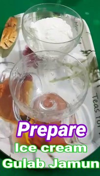 गर्म गरम गुलाब जामुन आइसक्रीम के साथ I#Shorts #Hot Gulab Jamun serve with chilled iIce cream #Prepare Ice cream Gulab Jamun by Safina Kitchen