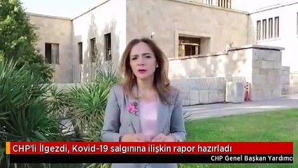 CHP'li İlgezdi, Kovid-19 salgınına ilişkin rapor hazırladı
