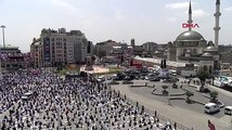 Taksim cami açıldı; işte ilk namazdan ilk görüntüler...