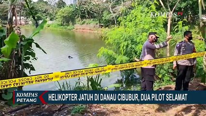 Warga Dengar Dentuman Keras Saat Helikopter Jatuh ke Danau, Pilot Berhasil Selamatkan Diri