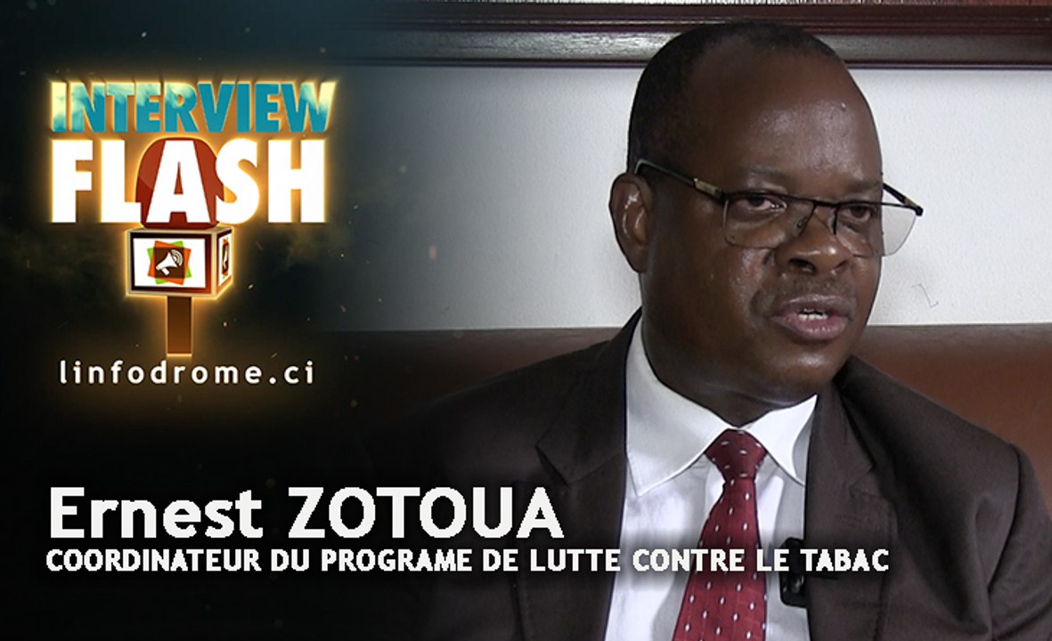 Journée mondiale sans tabac : Ernest Zotoua "une bouffée de shisha c'est fumer 20 cigarettes"