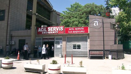 Başkent'te bıçaklı saldırıya uğrayan doktora ziyaret