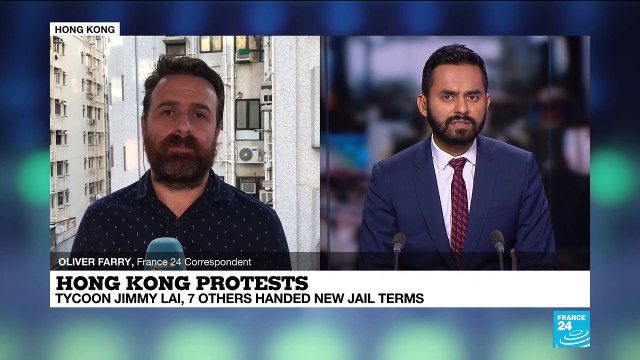 Jimmy Lai among eight more Hong Kong democracy activists jailed