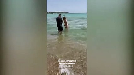 İdo Tatlıses ve Yasemin Şefkatli ön balayında