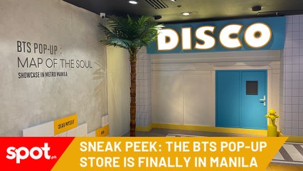 SNEAK PEEK: The BTS Pop-Up Store Is Finally in Manila