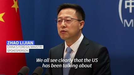 China slams "viciously motivated" US probe on origins of Covid
