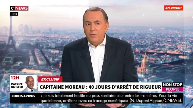 EXCLU - 40 jours d'arrêt de rigueur pour le Capitaine de Gendarmerie Hervé Moreau - Il témoigne en direct dans Morandini Live - VIDEO