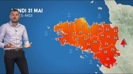 Bulletin météo pour le lundi 31 mai 2021