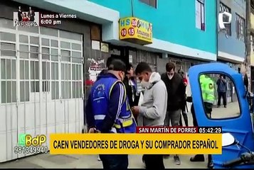 SMP: Intervienen a vendedores de droga con su comprador de origen español