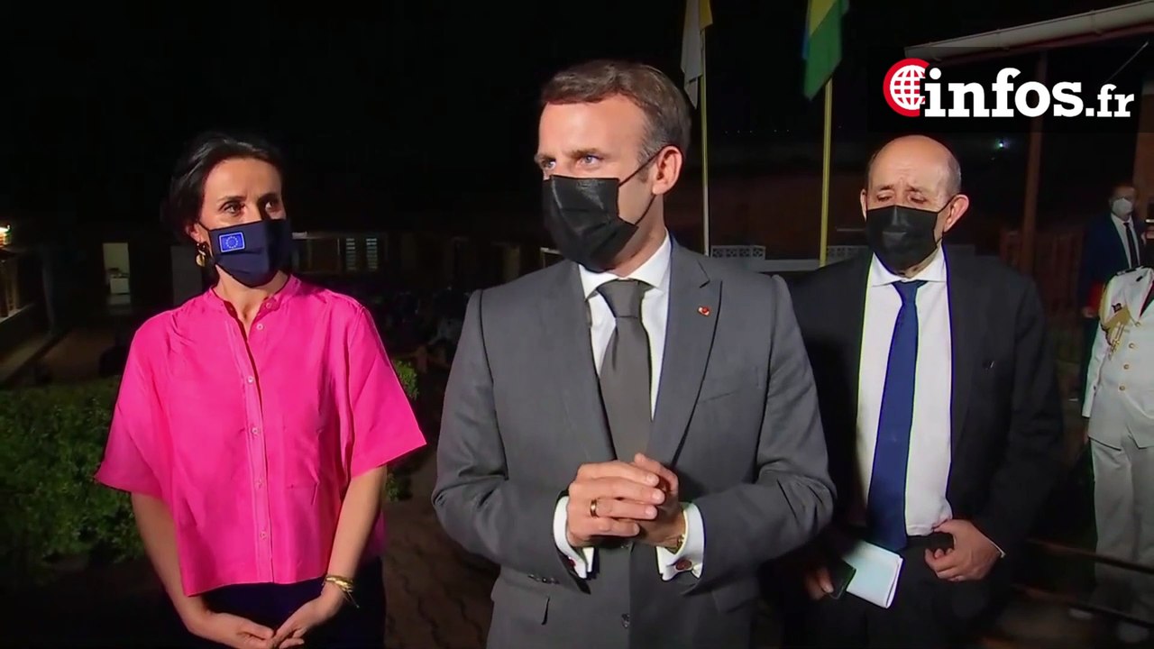 Déclaration du Président Emmanuel Macron depuis un centre de vaccination de Kigali