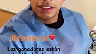 Edison Flores se convirtió en papá de la pequeña Alba